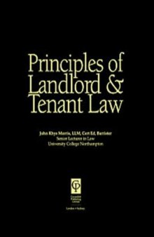 Principles of Landlord & Tenant