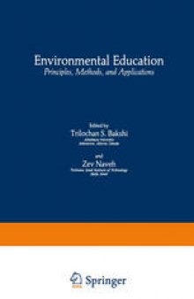 Environmental Education: Principles, Methods, and Applications