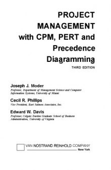 Project Management With Cpm, Pert and Precedence Diagramming