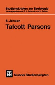 Talcott Parsons: Eine Einführung