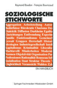 Soziologische Stichworte: Ein Handbuch