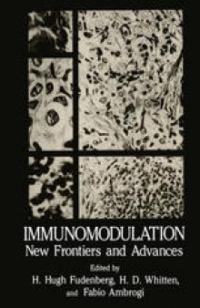 Immunomodulation: New Frontiers and Advances