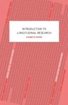 Introduction to Longitudinal Research (Social Research Today (Routledge).)