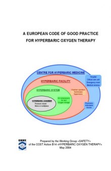 A European code of good practice for hyperbaric oxygen therapy