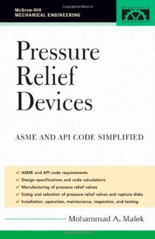 Pressure Relief Devices (McGraw-Hill Mechanical Engineering)