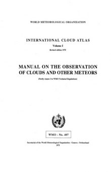 International Cloud Atlas, Volume 1