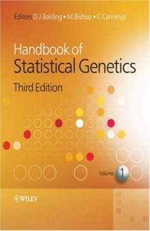Handbook of statistical genetics, Volume 1 and 2  