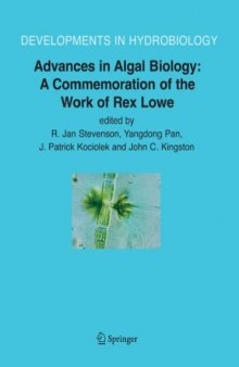 Advances in Algal Biology: A Commemoration of the Work of Rex Lowe (Developments in Hydrobiology)