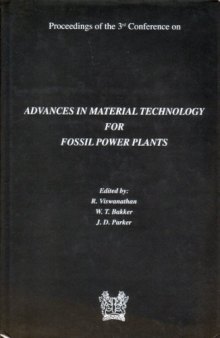 B0770 Advances in material technology for fossil power plants