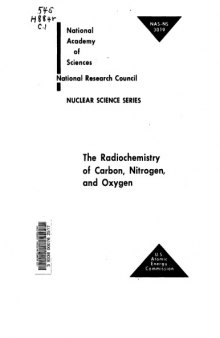 The radiochemistry of carbon, nitrogen, and oxygen