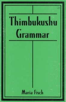 Thimbukushu grammer