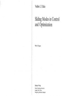 Sliding Modes in Control and Optimization (Communications and Control Engineering)