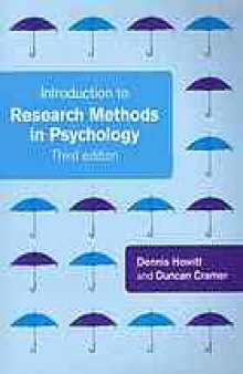 Introduction to research methods in psychology