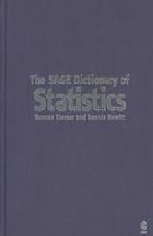 The Sage dictionary of statistics : a practical resource for students in the social sciences