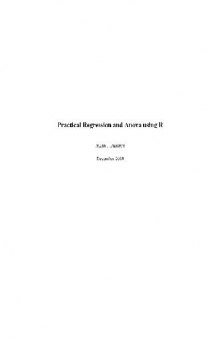 Practical Regression and Anova using R