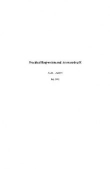 Practical Regression and Anova using R