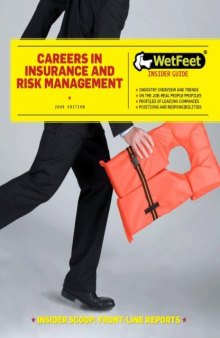 Careers in Insurance and Risk Management, 2009 Edition