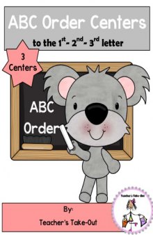 ABC Order Centers--Up to the 3rd Letter