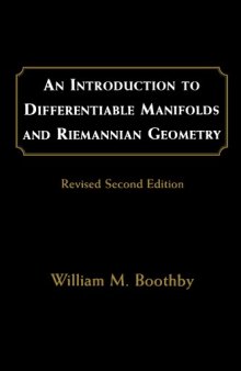 An Introduction to Differentiable Manifolds and Riemannian Geometry (Revised, Second Edition, 2002)(Pure and Applied Mathematics, Volume 120)