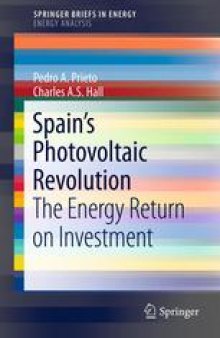 Spain’s Photovoltaic Revolution: The Energy Return on Investment