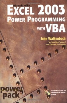 Excel 2003 Power Programming with VBA (Excel Power Programming With Vba)