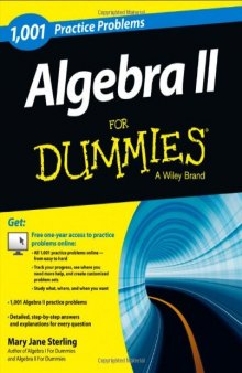 1001 Algebra II Practice Problems For Dummies