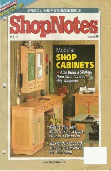 Woodworking Shopnotes 059 - Modular Shop Cabinets