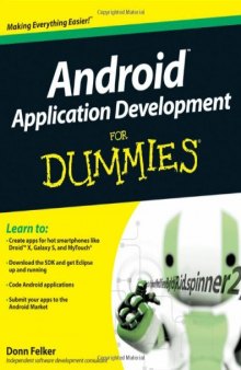 Android Application Development For Dummies (For Dummies (Computer Tech))
