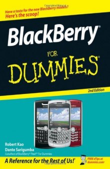 BlackBerry For Dummies, 2nd Edition (For Dummies (Computer Tech))