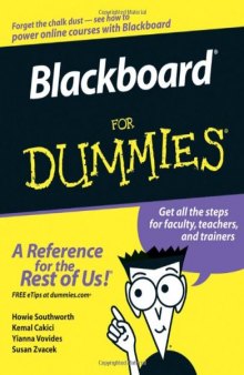 Blackboard For Dummies (For Dummies (Computer Tech))