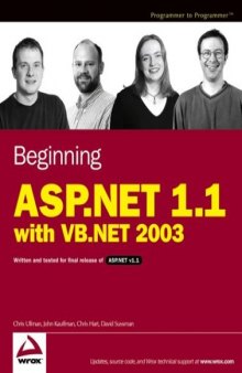 Beginning ASP. NET 1. 1 with VB. NET 2003