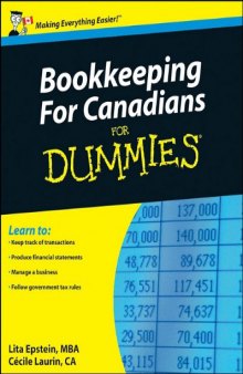 Bookkeeping For Canadians For Dummies (For Dummies (Business & Personal Finance))