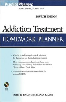 Addiction Treatment Homework Planner,4th Edition