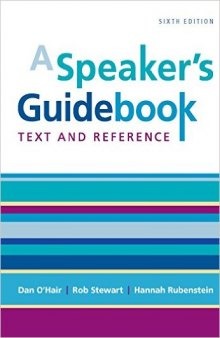 A Speaker's Guidebook: Text and Reference