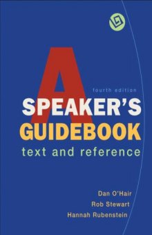 A Speaker's Guidebook: Text and Reference (4th Edition)    