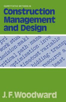 Quantitative Methods in Construction Management and Design