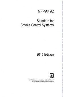 NFPA 92-2015 Standard for Smoke Control System