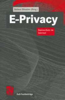 E-Privacy: Datenschutz im Internet