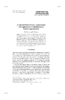 A Characterization of Best fi-Approximants with Applications to Multidimensional Isotonic Approximation