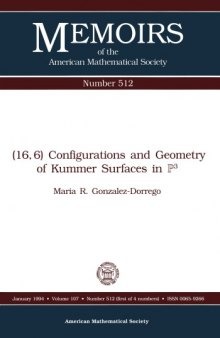 512 16, 6 Configurations and Geometry of Kummer Surfaces in P3