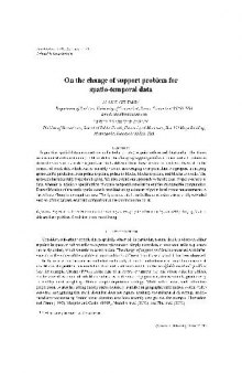 On the change of support problem for spatio-temporal data