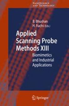 Applied Scanning Probe Methods XIII: Biomimetics and Industrial Applications