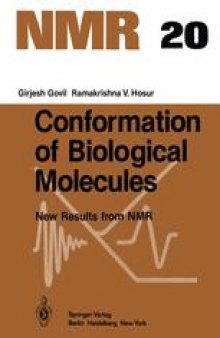 Conformation of Biological Molecules: New Results from NMR