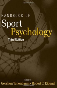 Handbook of Sport Psychology. Third Edition  