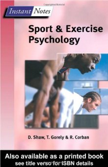 Lincoln Sports and Exercise Science Degree Pack: BIOS Instant Notes in Sport and Exercise Psychology