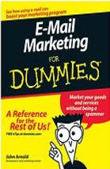 E-mail marketing for dummies