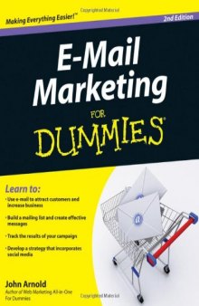 E-Mail Marketing For Dummies (For Dummies (Business & Personal Finance))