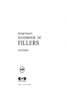 Handbook of fillers