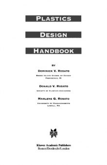 Plastics Design Handbook