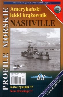 Profile Morskie 78 - Amerykanski Lekki Krazownik Nashville - the American Light Cruiser USS Nashville 1944